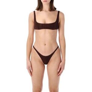 Oséree Sporty Bandeau Bikini With High-Leg Bottoms - NWT